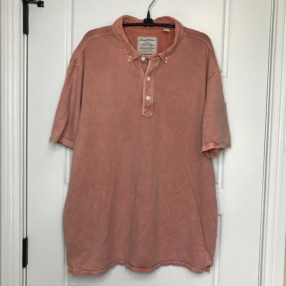Tommy Bahama Button Down Collar Polo Shirt Men's XL Cotton Island Modern Fit - Picture 2 of 10